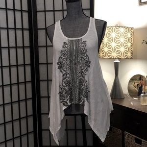 High Low Top Gorgeous Rhinestones & Studs